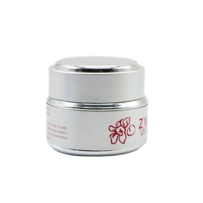 Aluminum Porcelain Body Cream Jar With Screw Cap